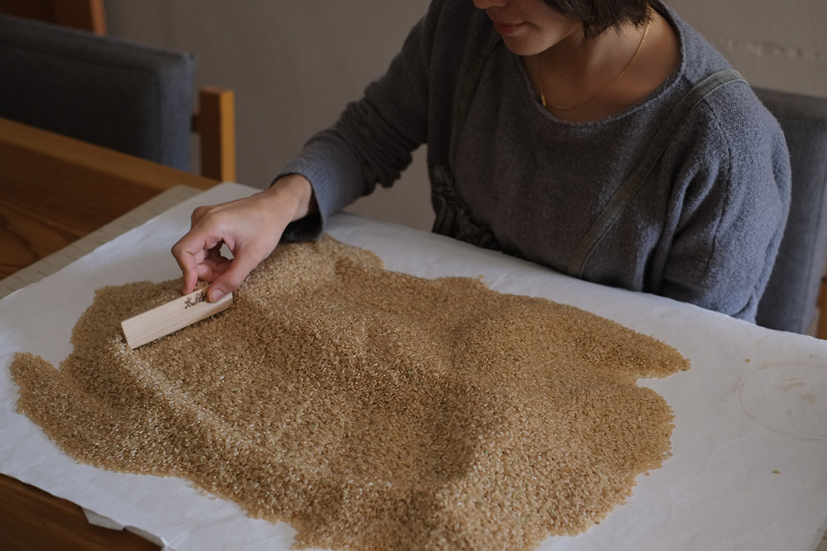 長岡式酵素玄米を炊くまでの工程の写真